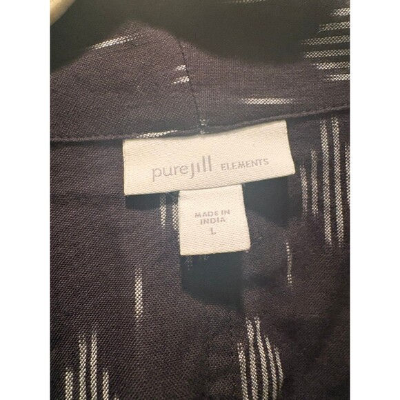 J.jill Pure Jill Ikat Open-front Jacket - Picture 5 of 7